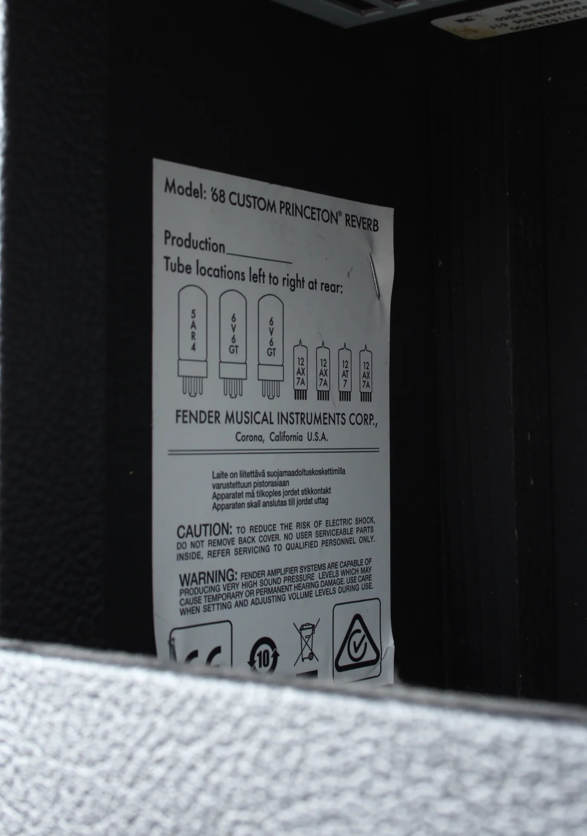 2021 Fender 68 Custom Princeton Reverb silverface - Image 9