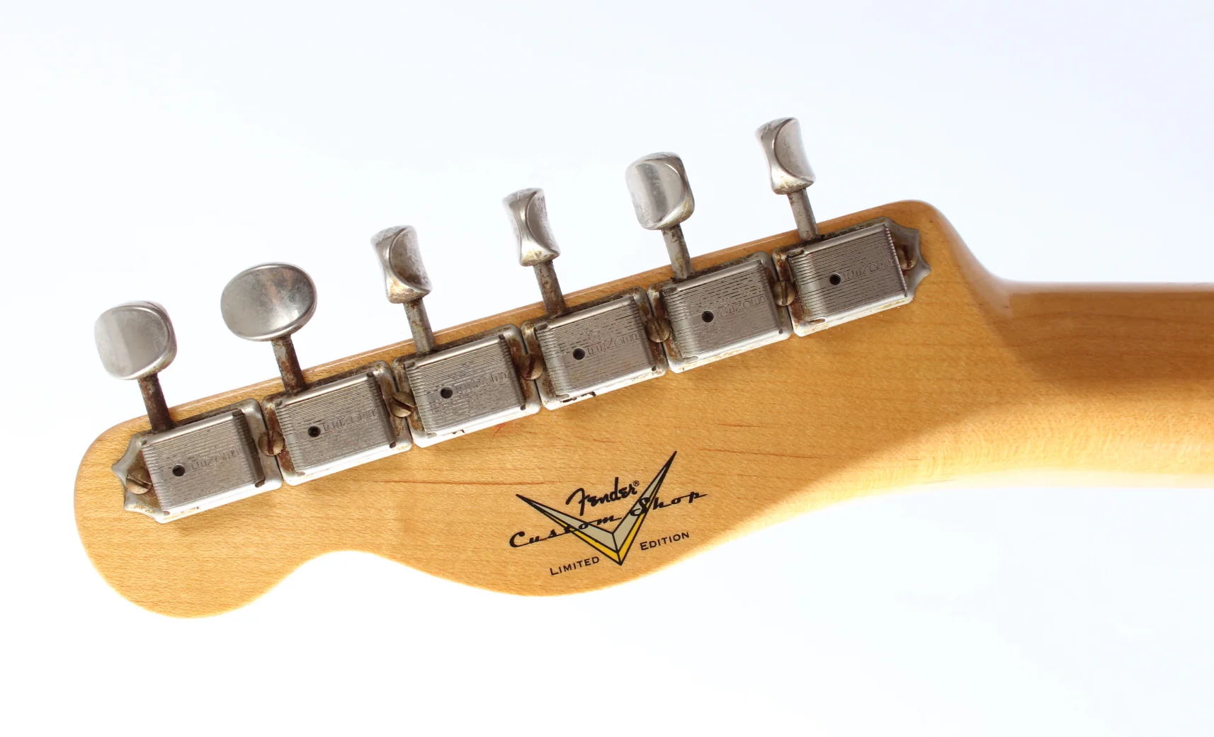 2021 Fender Custom Shop Ltd Roasted Pine Double Esquire Relic black - Image 12