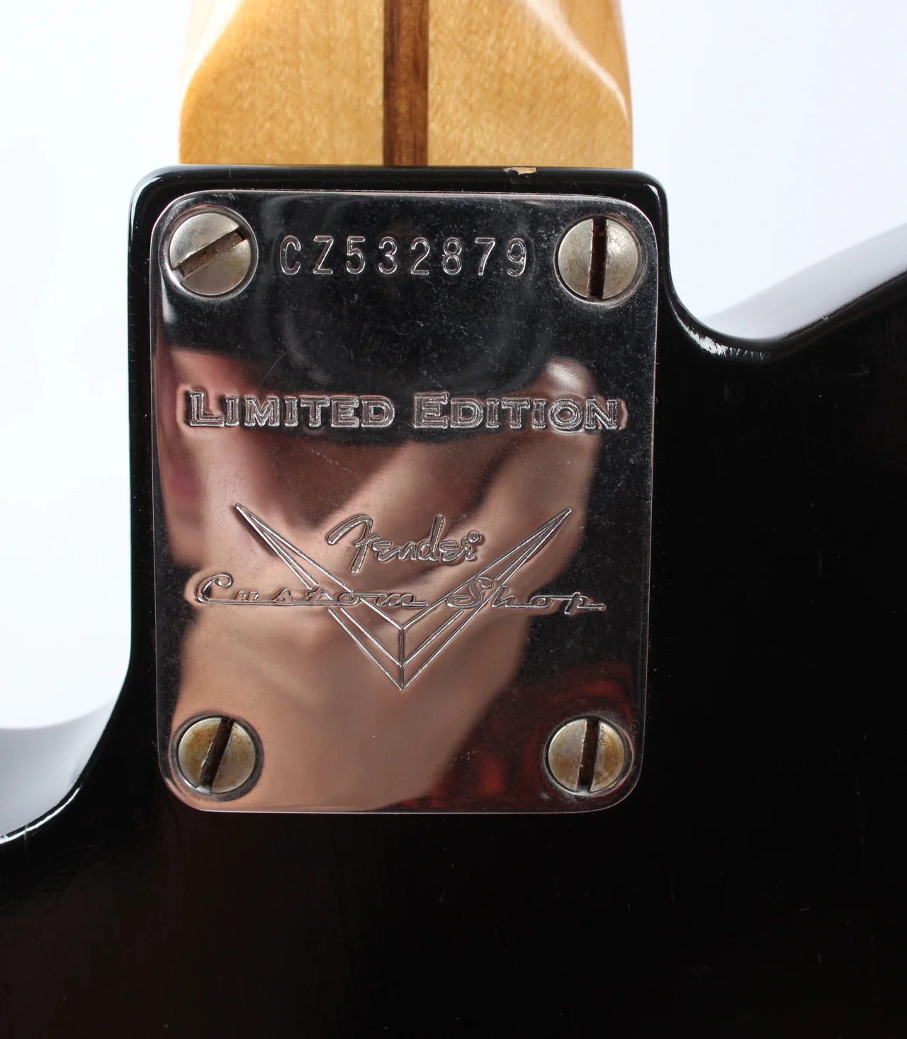 2021 Fender Custom Shop Ltd Roasted Pine Double Esquire Relic black - Image 13