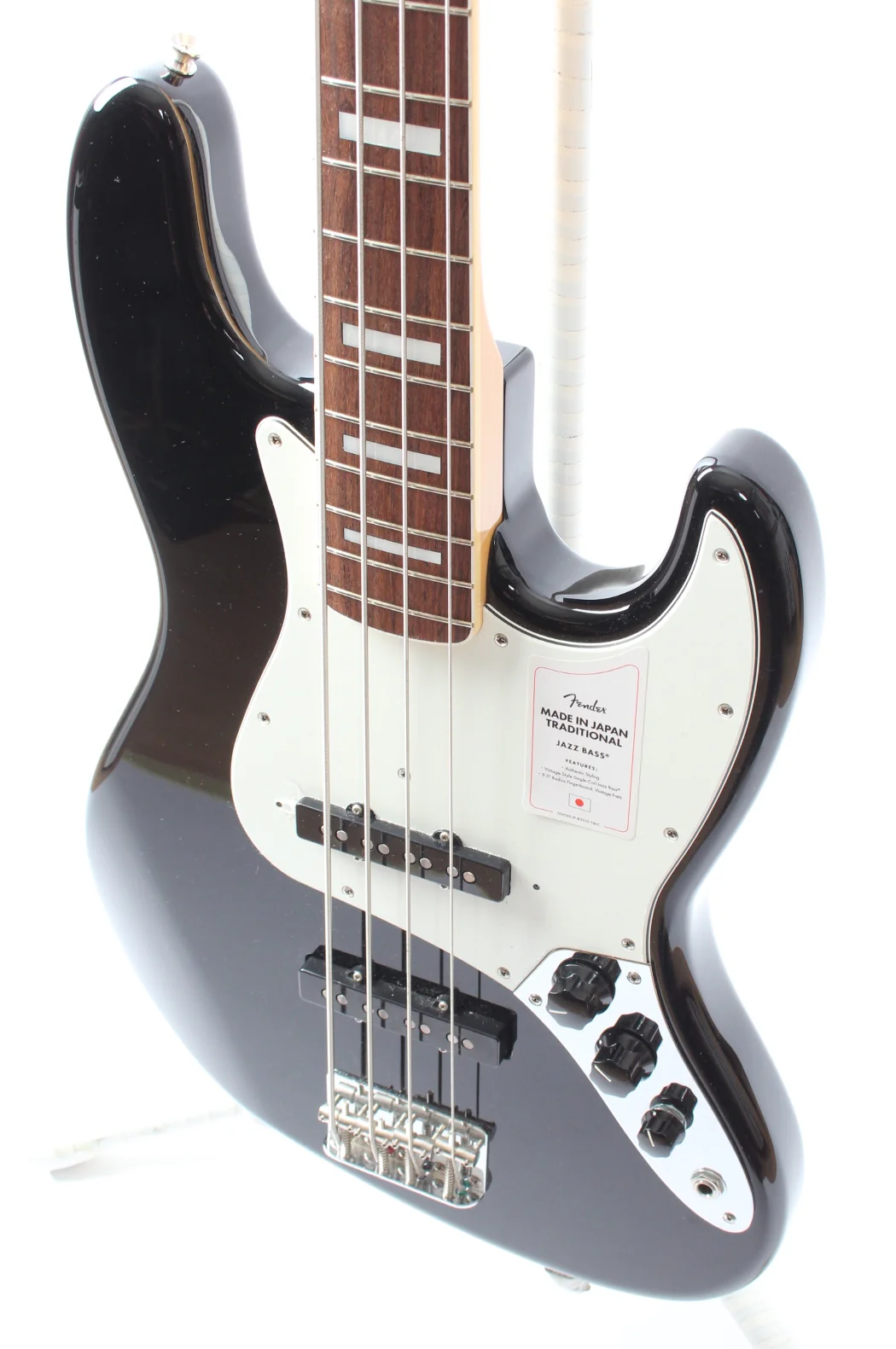 2021 Fender Jazz Bass 66 Reissue black - Image 3