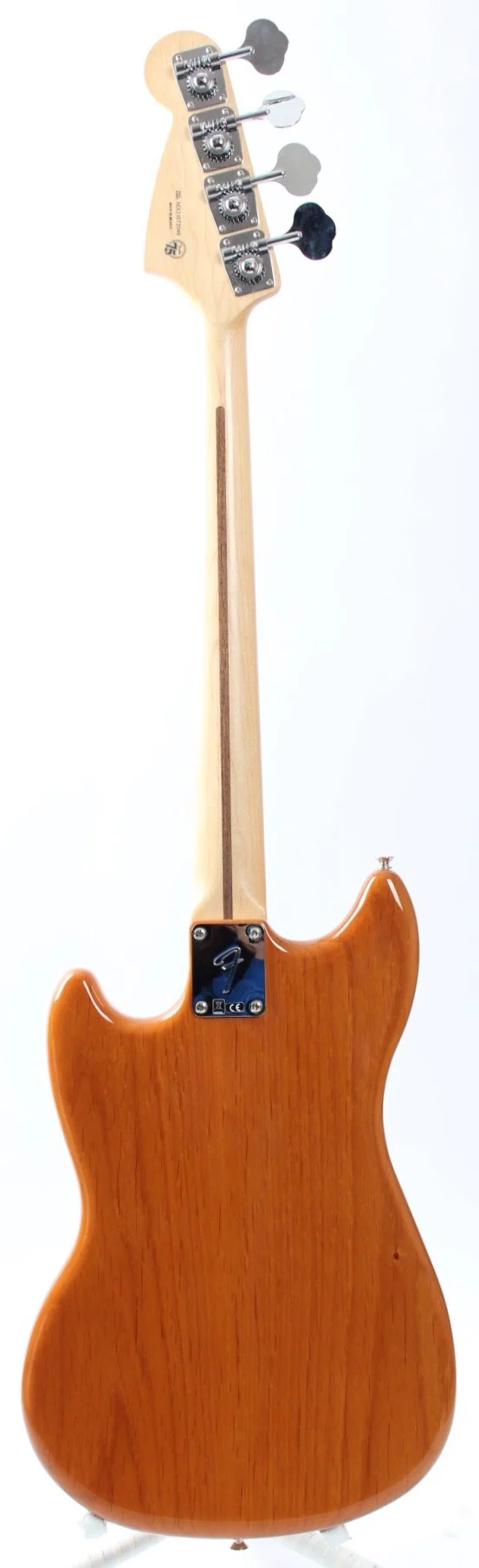 2021 Fender Player Mustang Bass PJ aged natural - Image 6