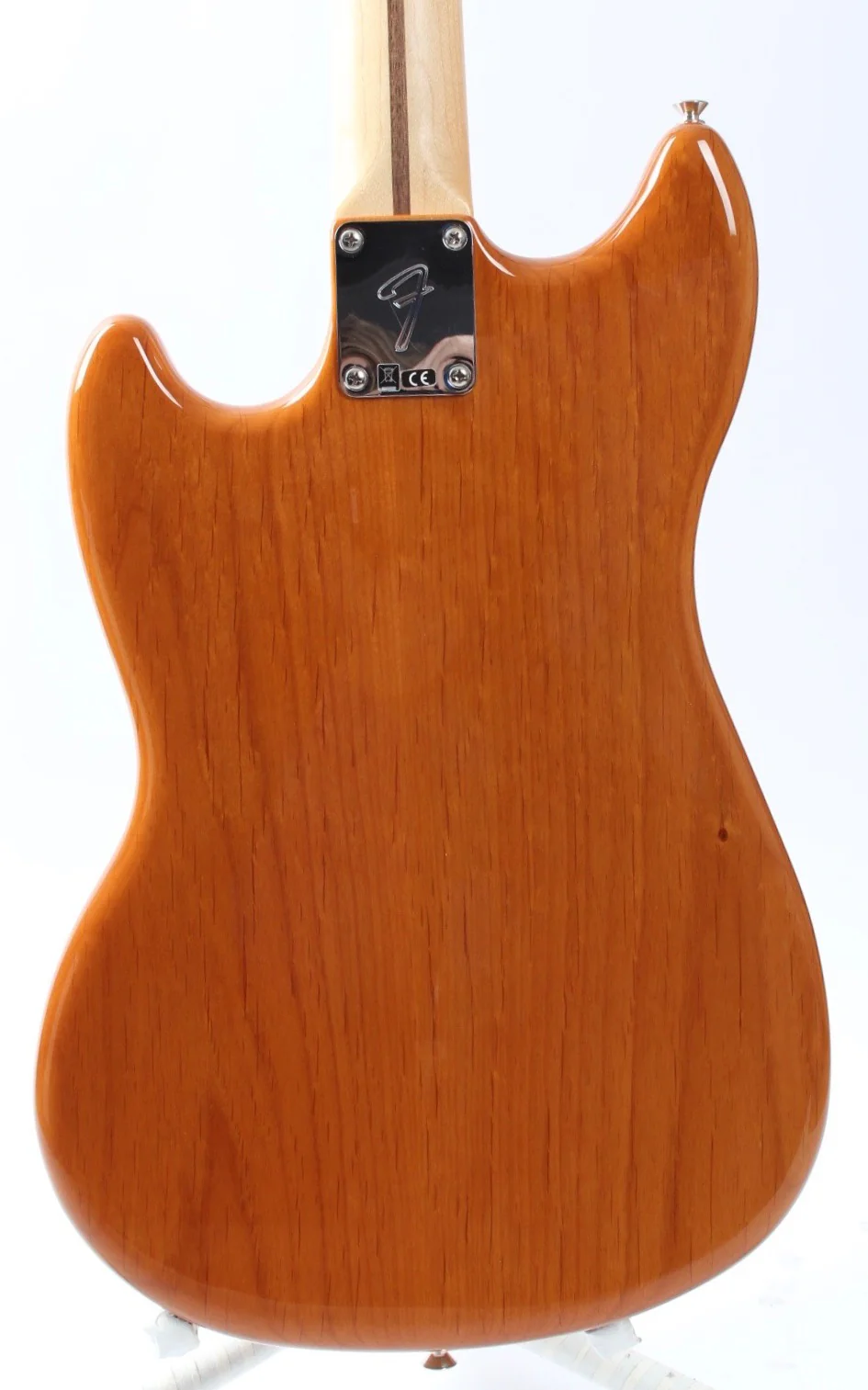 2021 Fender Player Mustang Bass PJ aged natural - Image 7