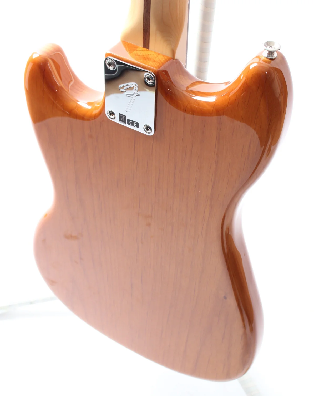 2021 Fender Player Mustang Bass PJ aged natural - Image 8