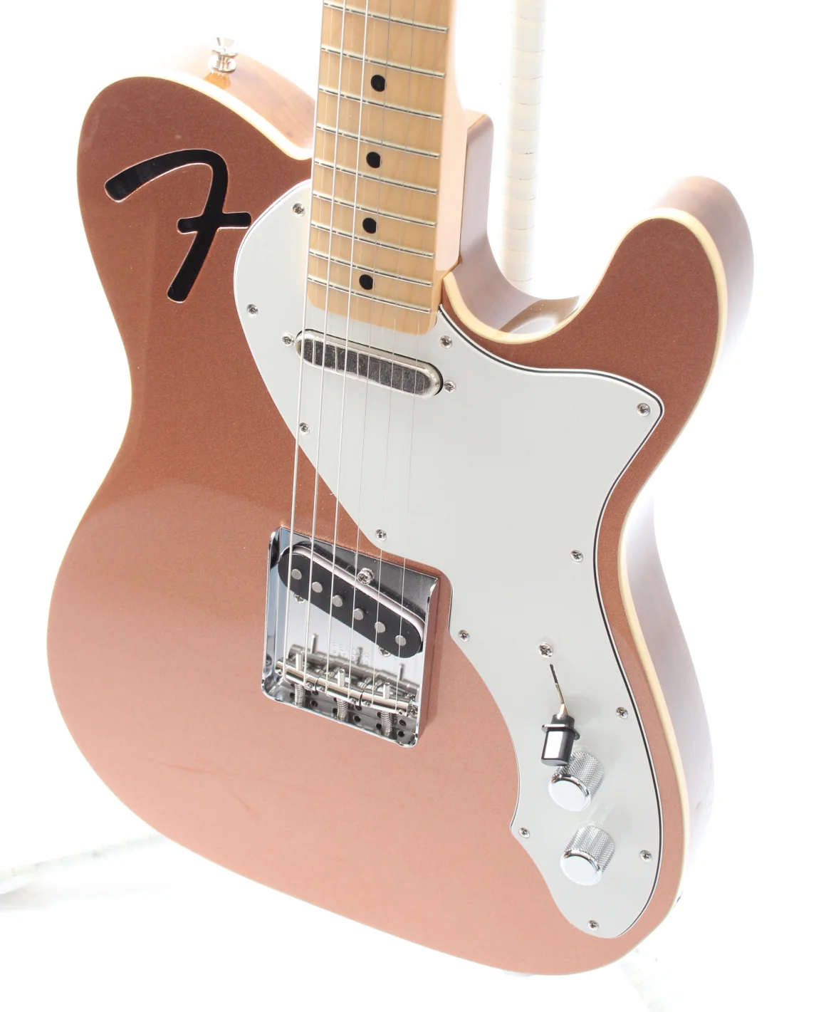 2021 Fender Telecaster Thinline F-hole penny mist metallic - Image 3