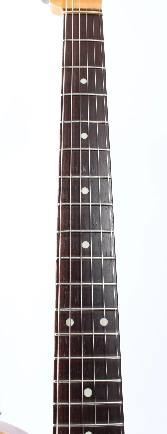 2021 Reh Telecaster Thinline TH Bordeaux Bucker natural - Image 4