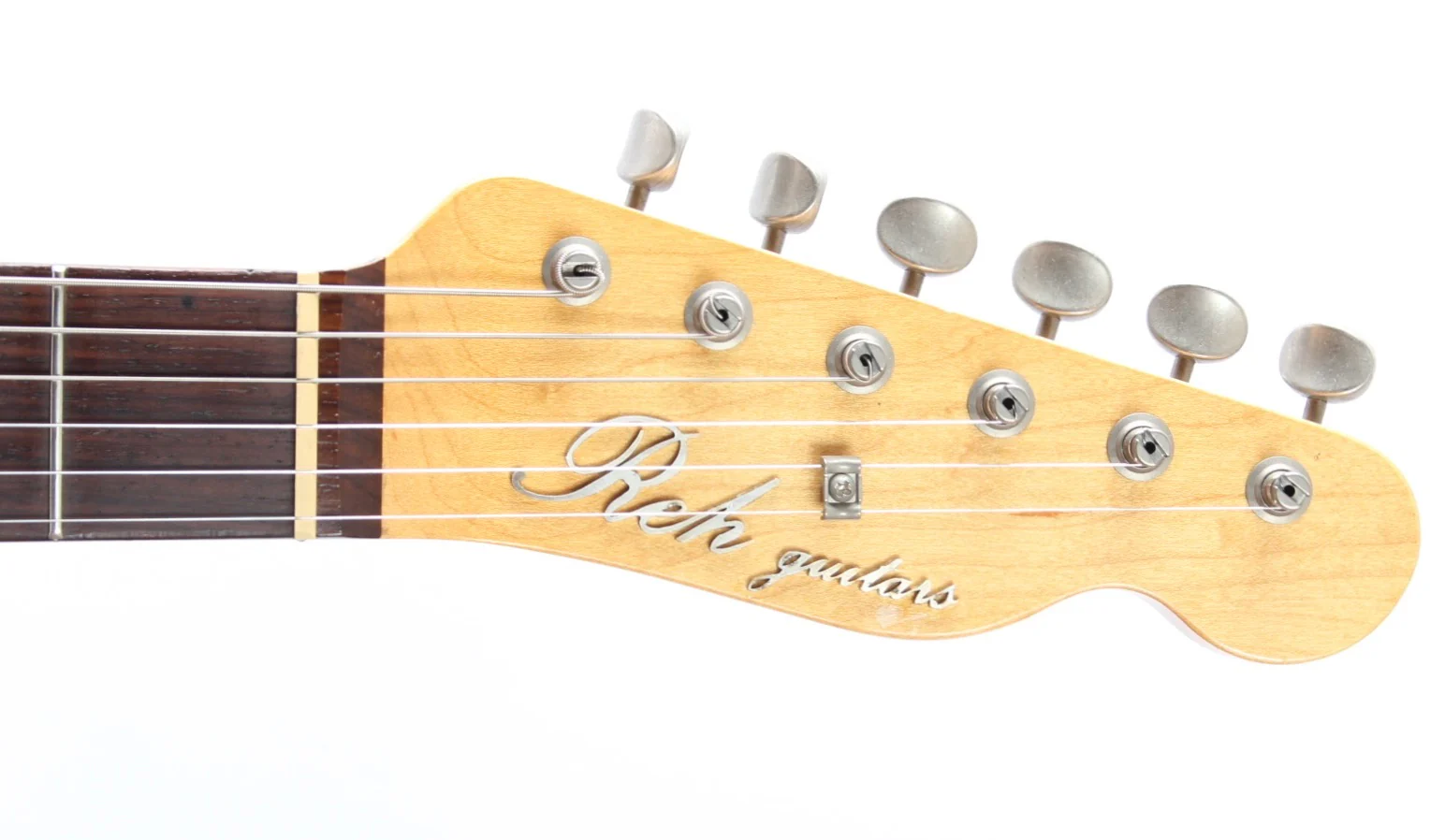 2021 Reh Telecaster Thinline TH Bordeaux Bucker natural - Image 5