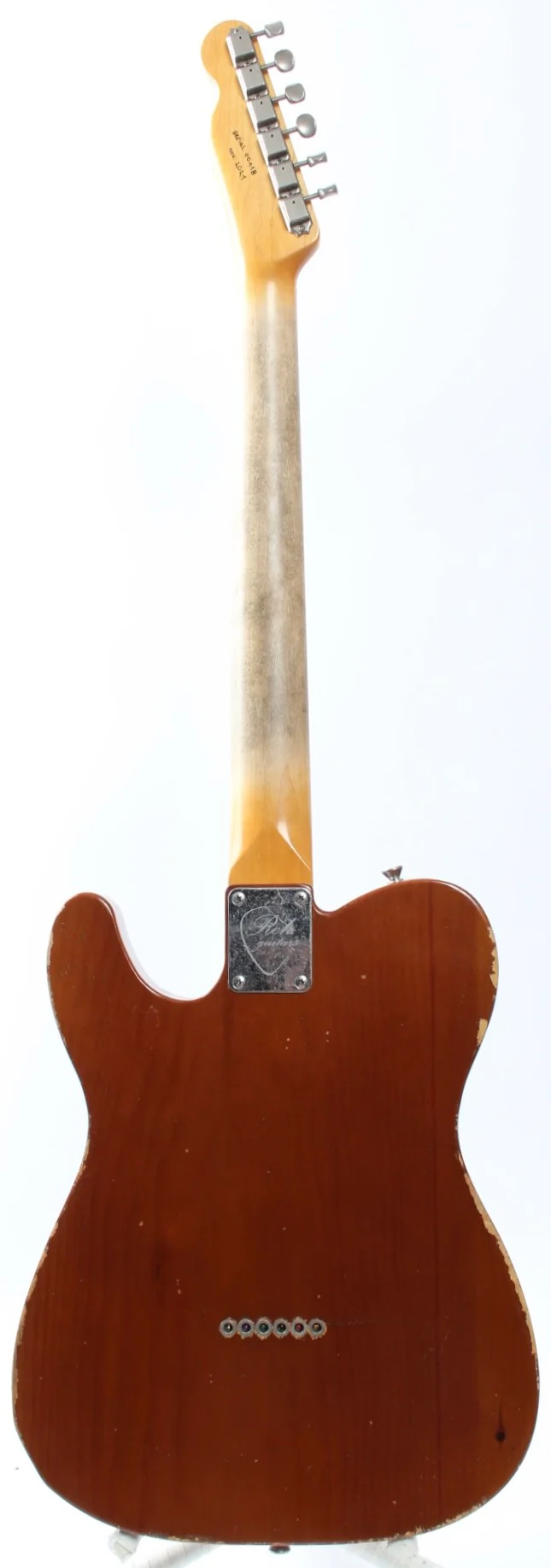 2021 Reh Telecaster Thinline TH Bordeaux Bucker natural - Image 6