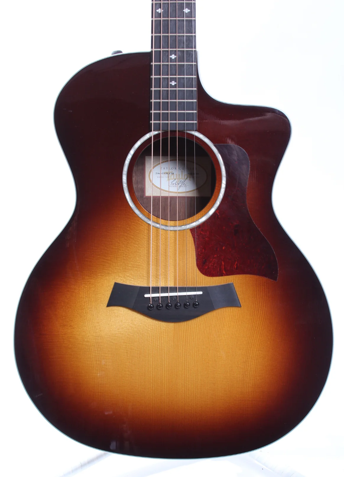 2021 Taylor 214ce-CF DLX SB sunburst - Image 2