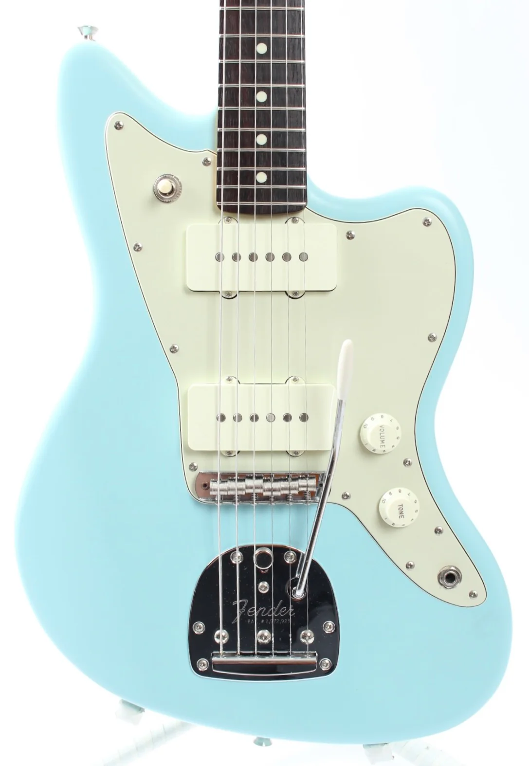 2022 Fender Jazzmaster Junior satin daphne blue - Image 2