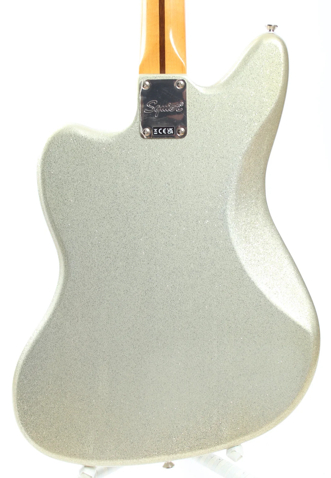 2022 Squier Classic Vibe 60s Jaguar FSR silver sparkle - Image 7