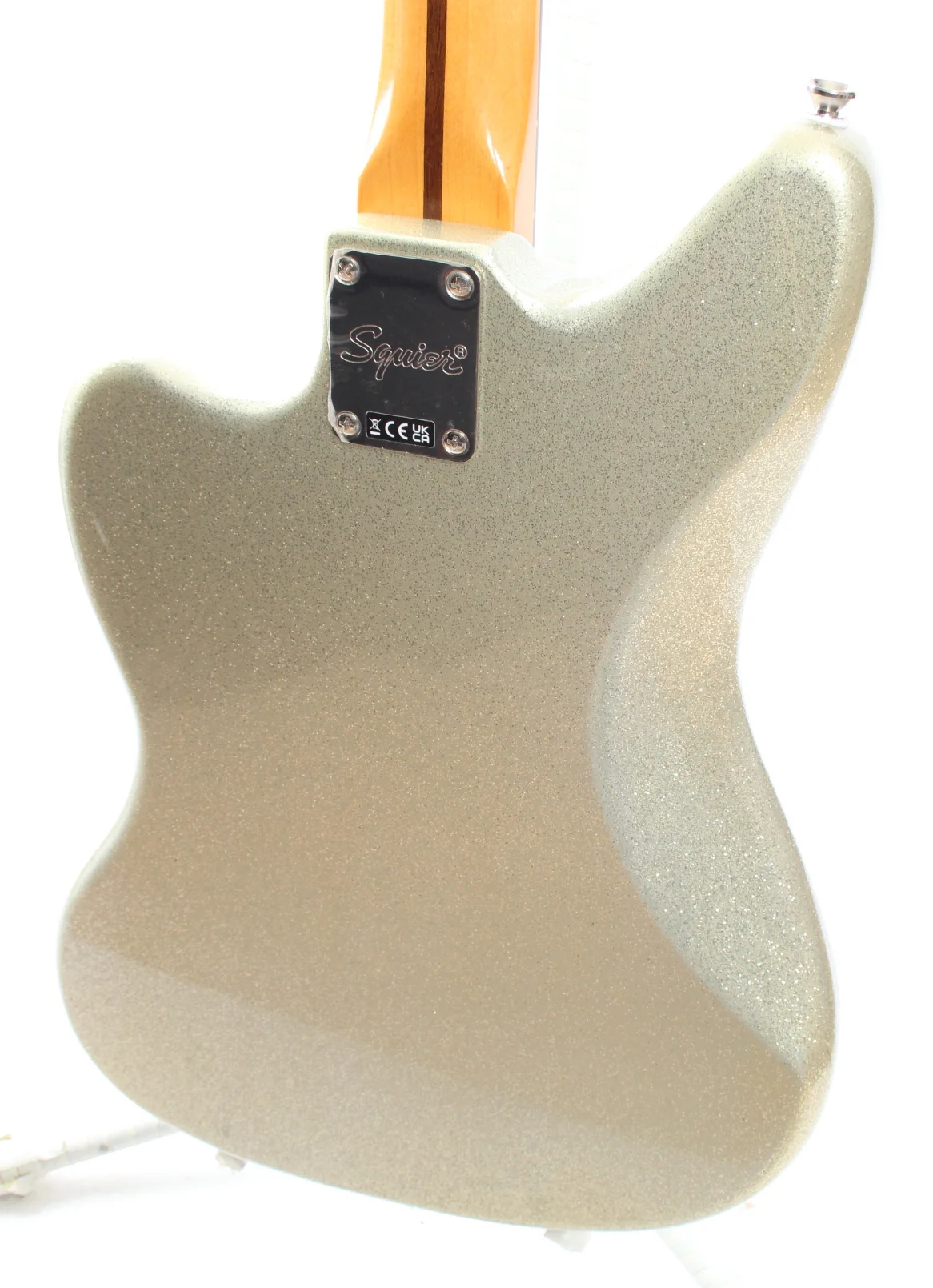 2022 Squier Classic Vibe 60s Jaguar FSR silver sparkle - Image 8