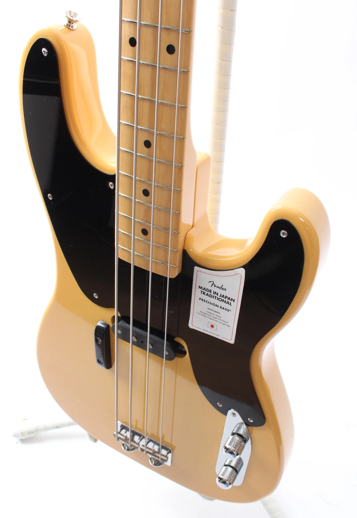 2023 Fender 50's Precision Bass Traditional II butterscotch blonde - Image 3