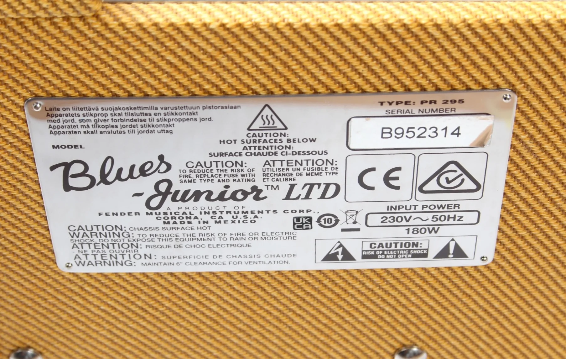 2023 Fender Blues Junior LTD lacquered tweed - Image 5