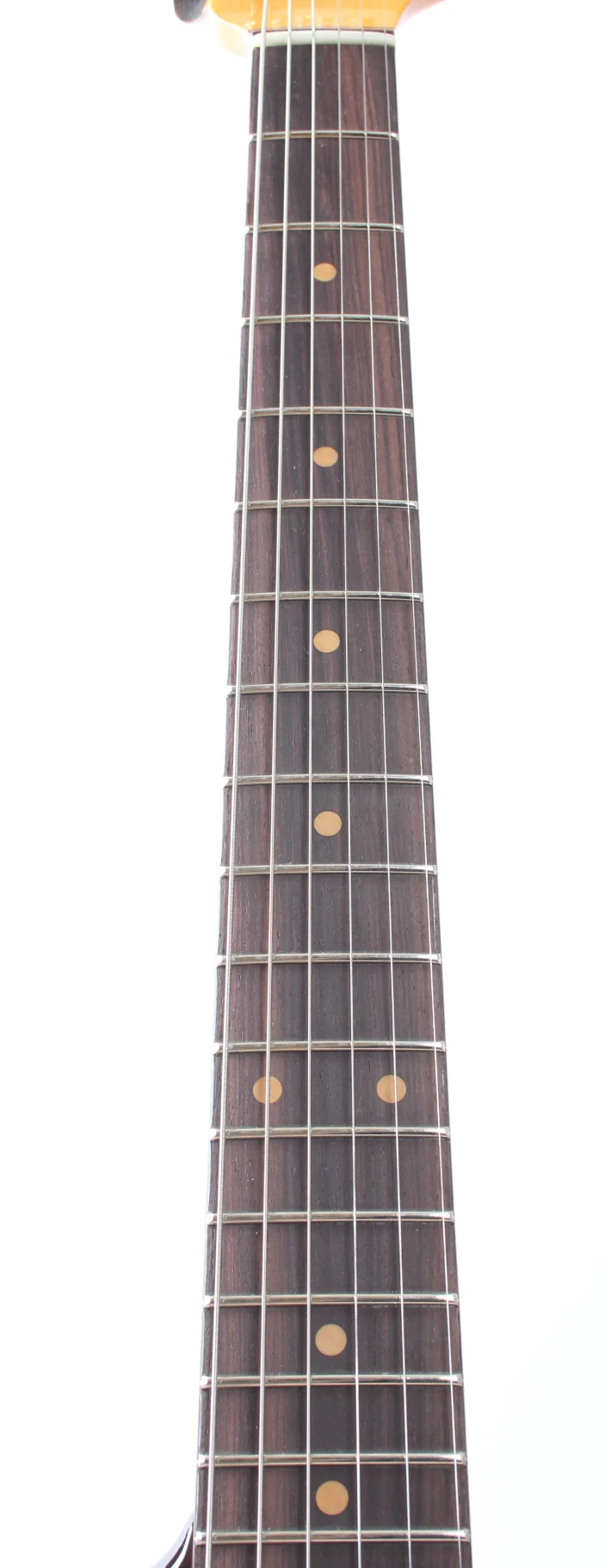2023 Fender Vintage Custom 1959 Strat chocolate three-tone sunburst - Image 4