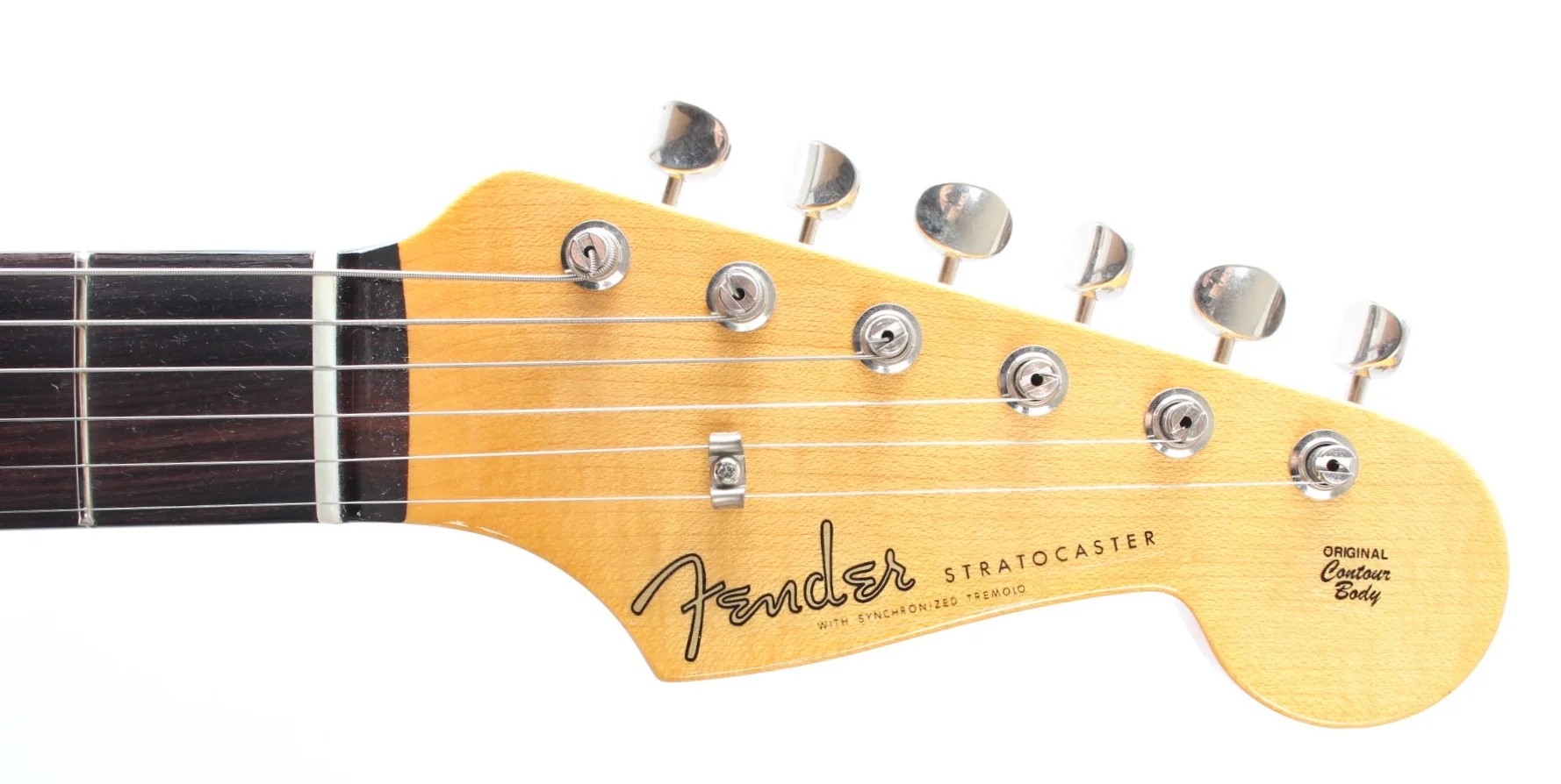 2023 Fender Vintage Custom 1959 Strat chocolate three-tone sunburst - Image 5