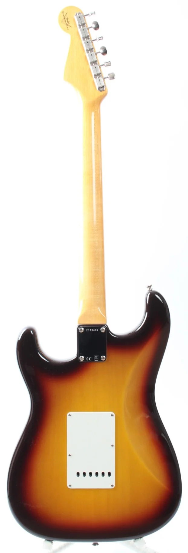 2023 Fender Vintage Custom 1959 Strat chocolate three-tone sunburst - Image 6