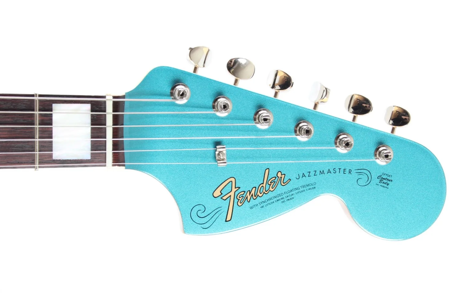 2025 Fender Jazzmaster Late 60s Traditional II ocean turquoise metallic - Image 5