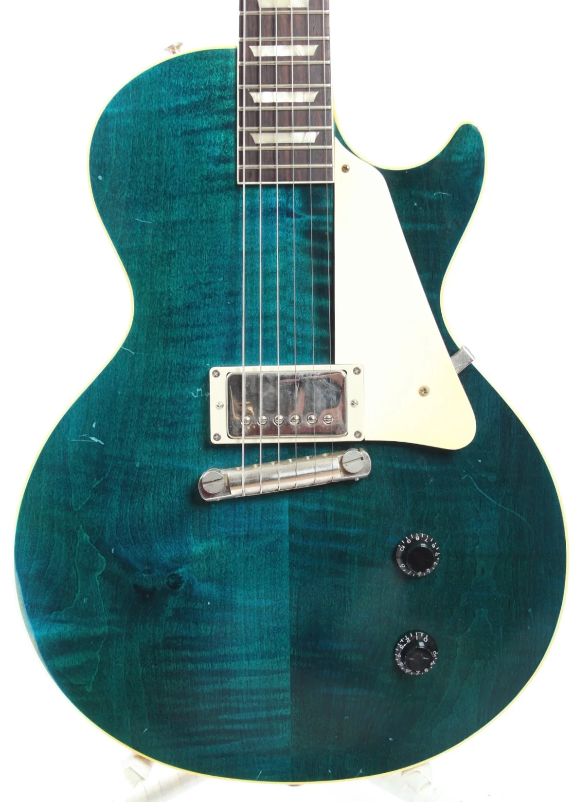 2026 Custom Les Paul Standard Junior translucent blue - Image 2