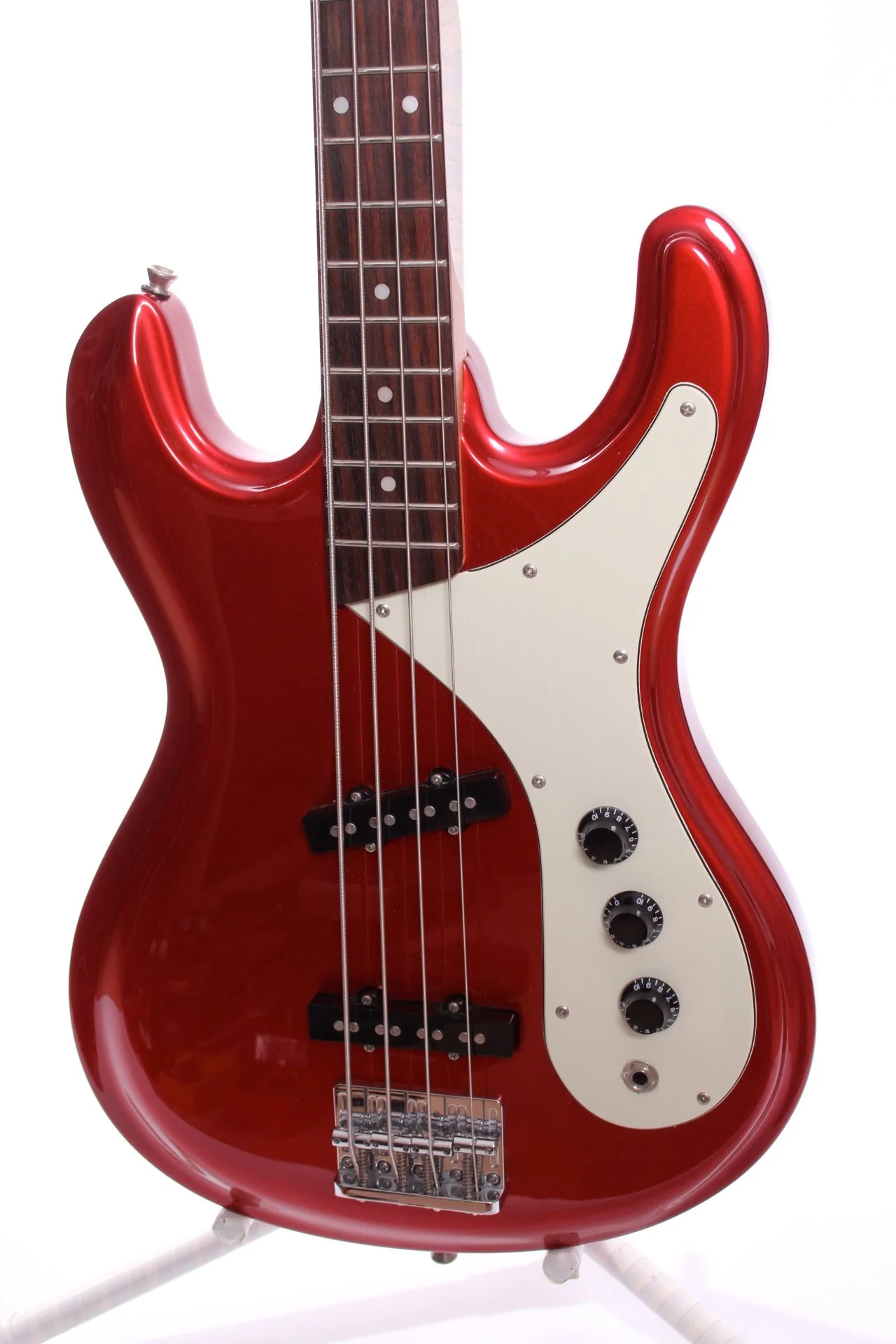 Aria Diamond DMB-380 Mosrite Bass candy apple red - Image 5