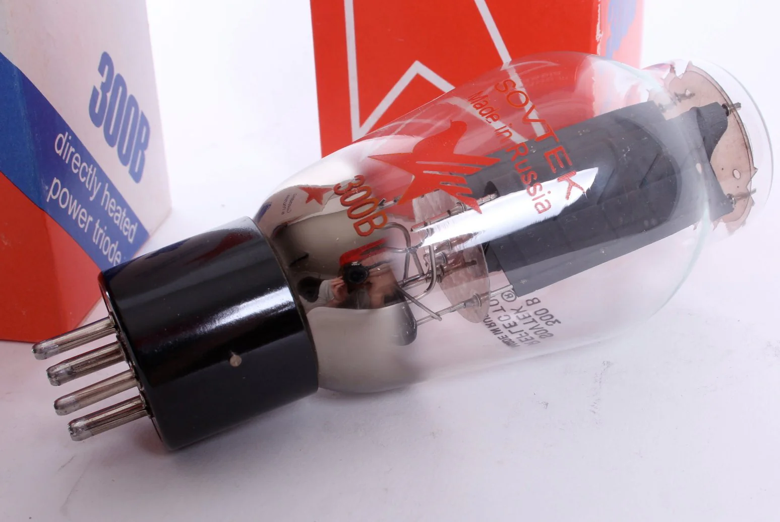 1995 Sovtek 300B NOS Tube Matching Duet 54MA / 5.8mA/V. - Image 3