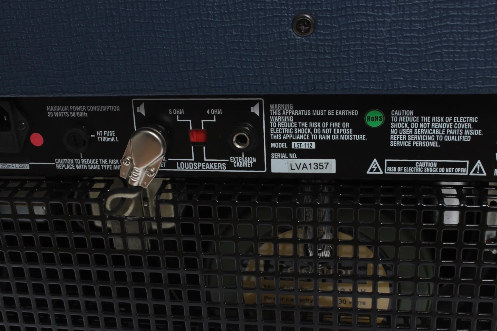 Ca. 2007 Laney Lionheart L5T-112 blue - Image 8