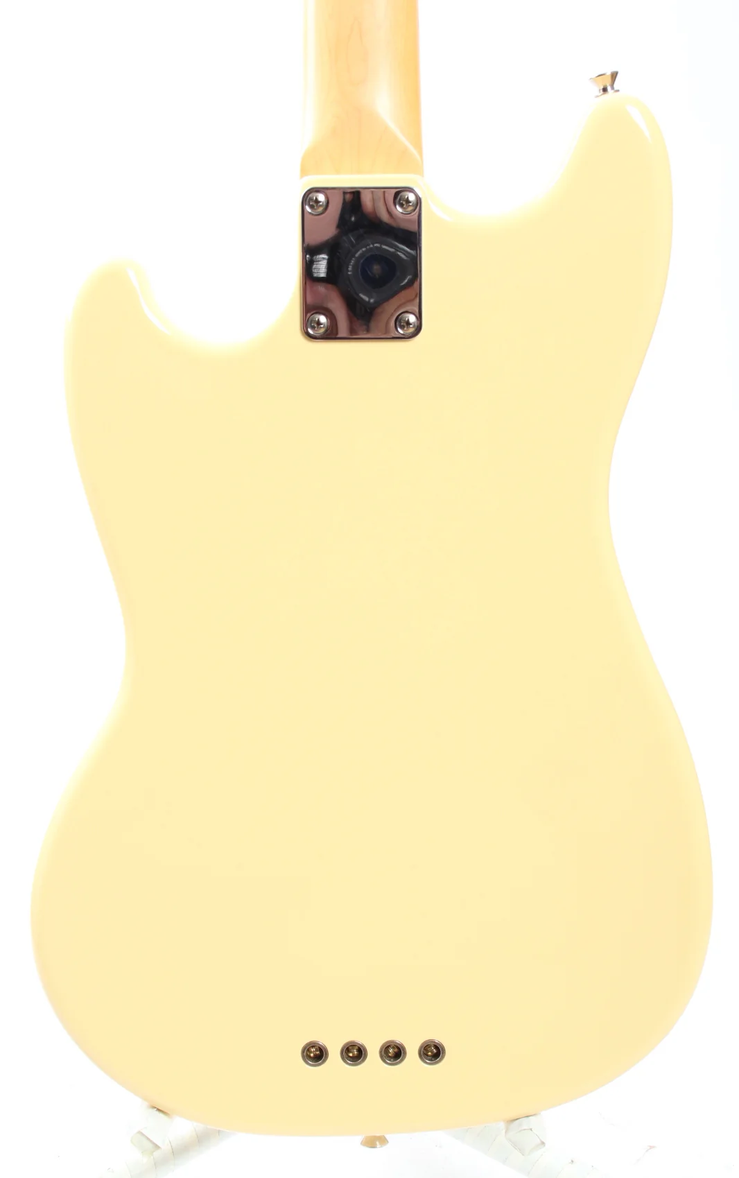 2019 Fender Mustang Bass Hybrid vintage white - Image 7