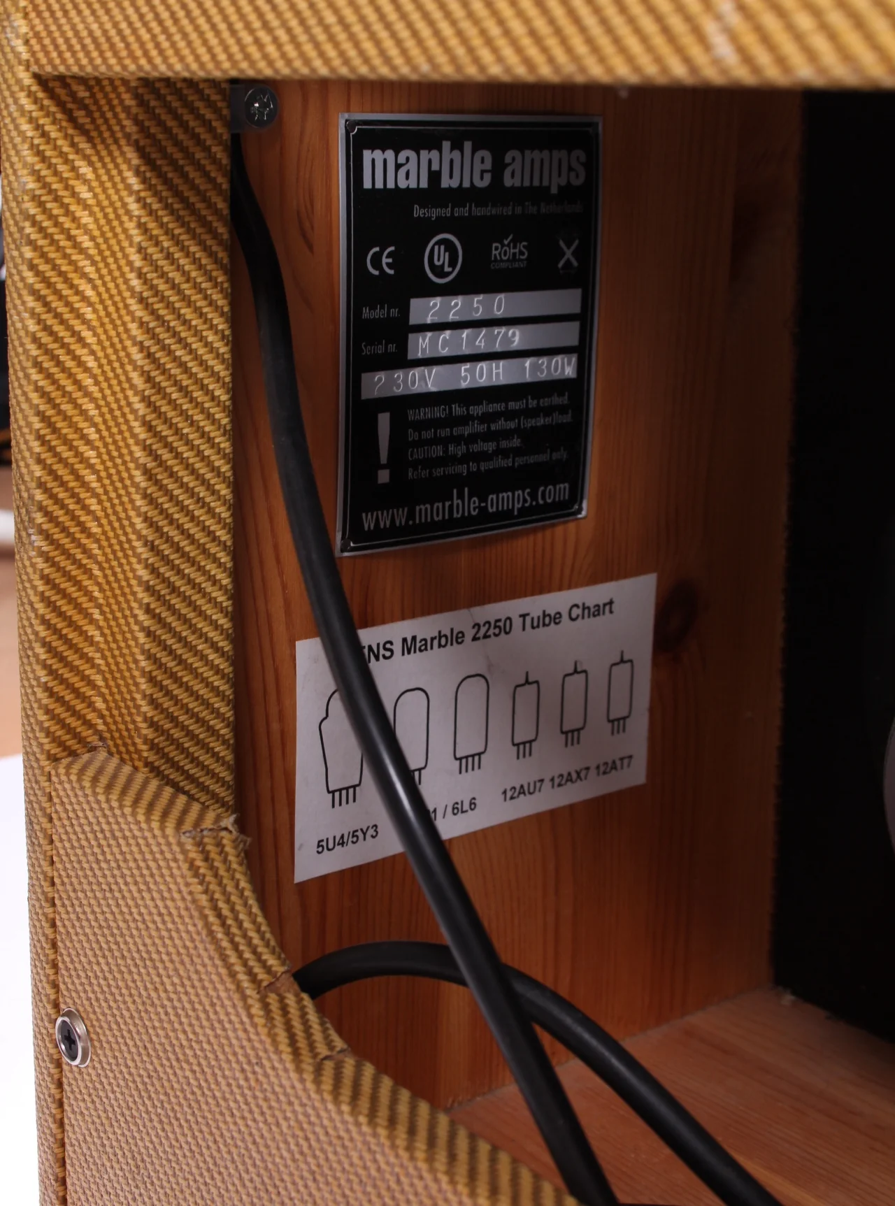 Marble Amps Harpwood 2205 tweed - Image 5